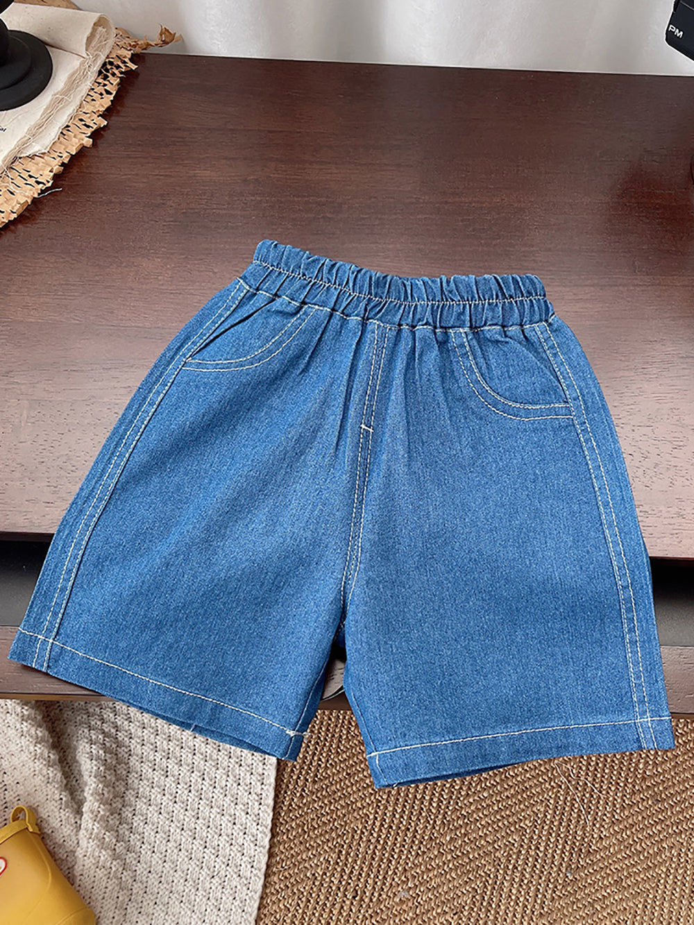 Boys Striped T-shirt With Shorts