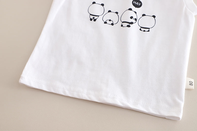 Boys Printed T-shirt and Shirt With Shorts