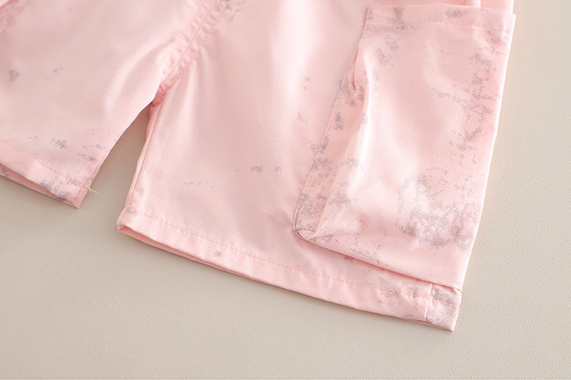 Boys Short Sleeves Shirt And T-shirt With Shorts