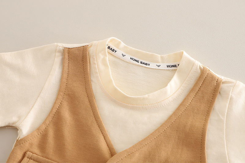 Boys Short Sleeves T-shirt With Shorts