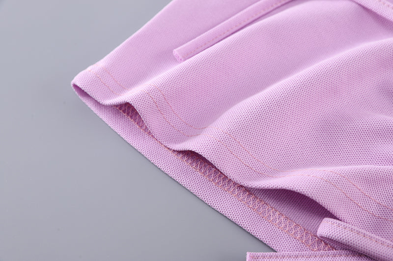 Girls Polo Collar Top With Skirt