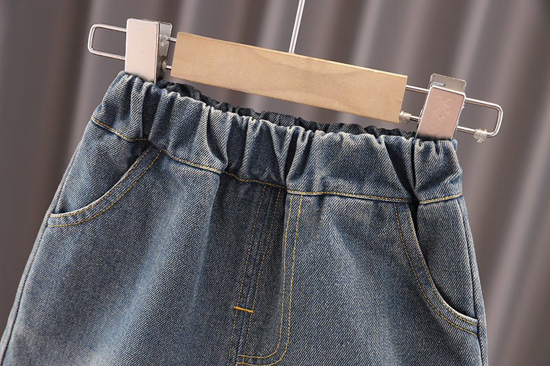 Boys Light Fade Mid-Rise Regular Fit Jeans