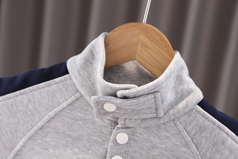 Boys Halter Neck Sweatshirt With Trousers
