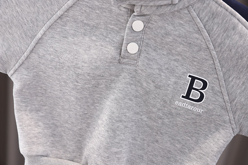 Boys Halter Neck Sweatshirt With Trousers