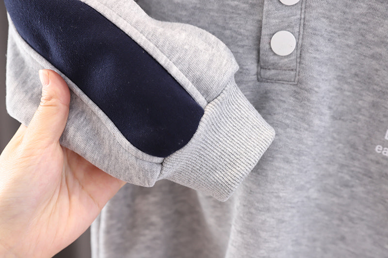 Boys Halter Neck Sweatshirt With Trousers