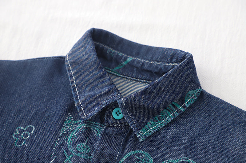Boys Printed Shirt With Shorts
