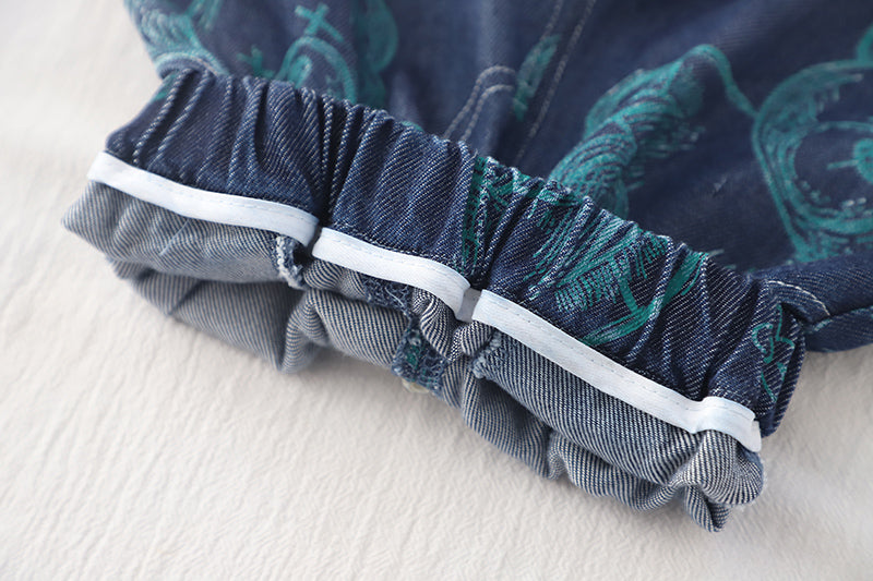 Boys Printed Shirt With Shorts