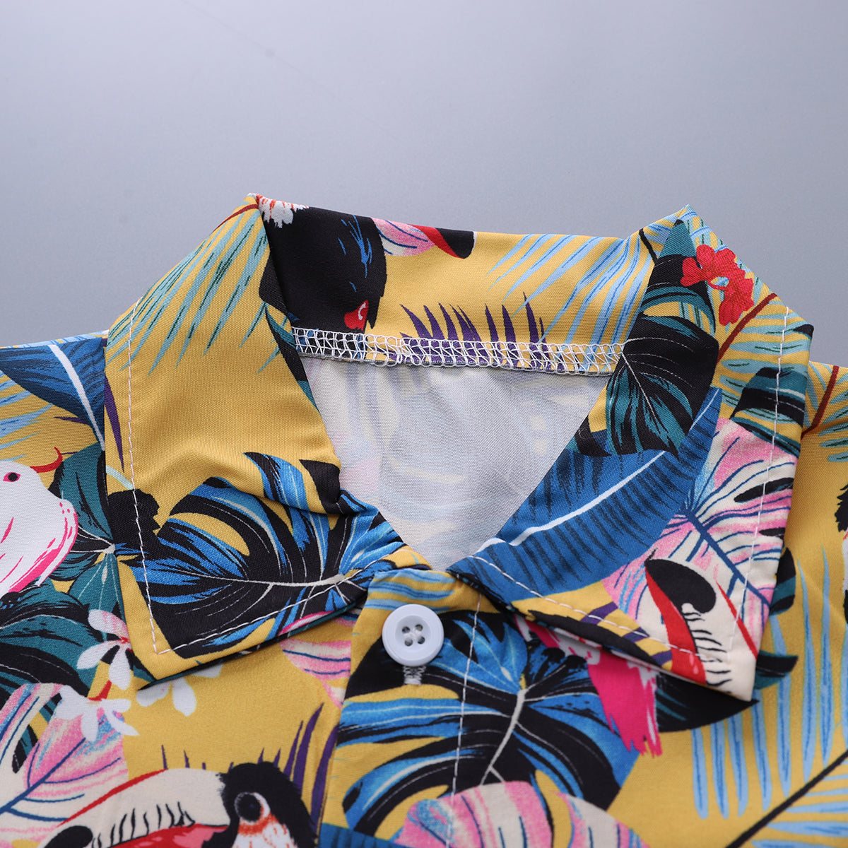 Printed Shirt and Shorts Set