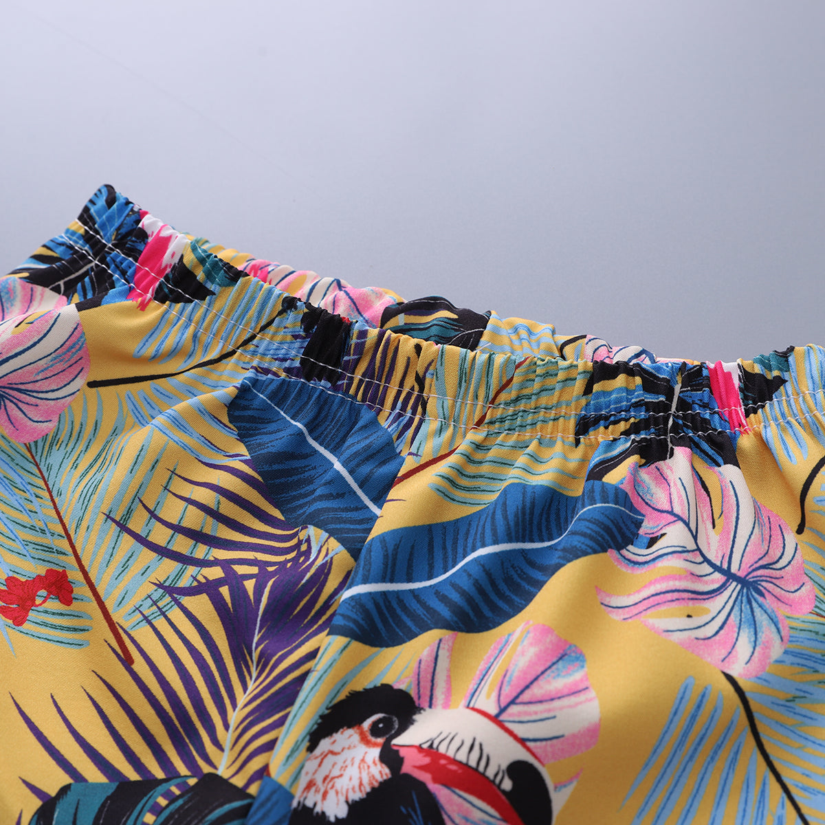 Printed Shirt and Shorts Set