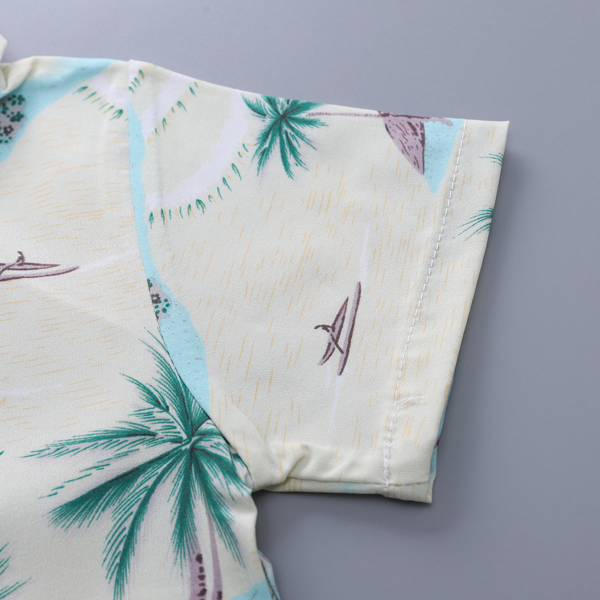 Printed Shirt and Shorts Set