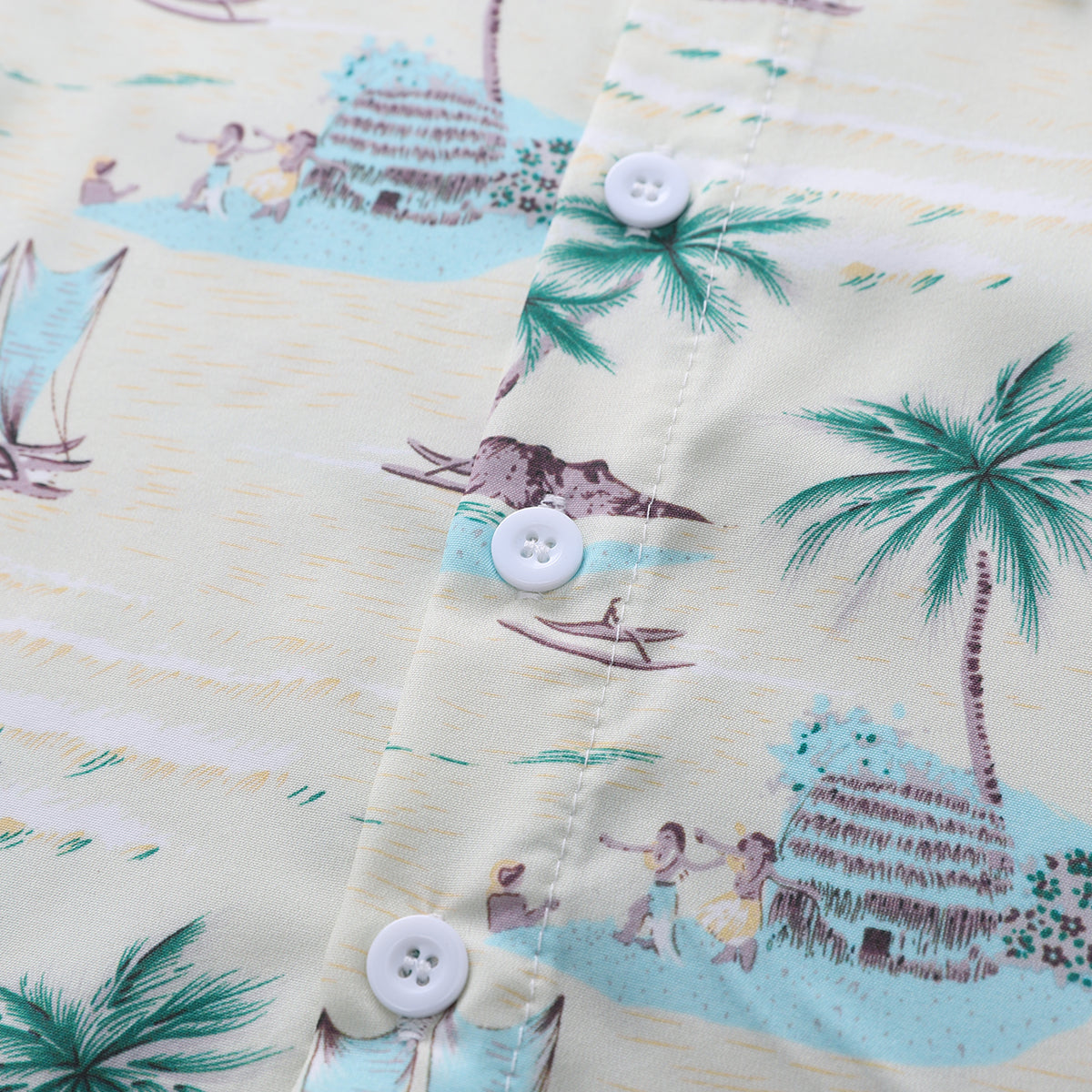 Printed Shirt and Shorts Set