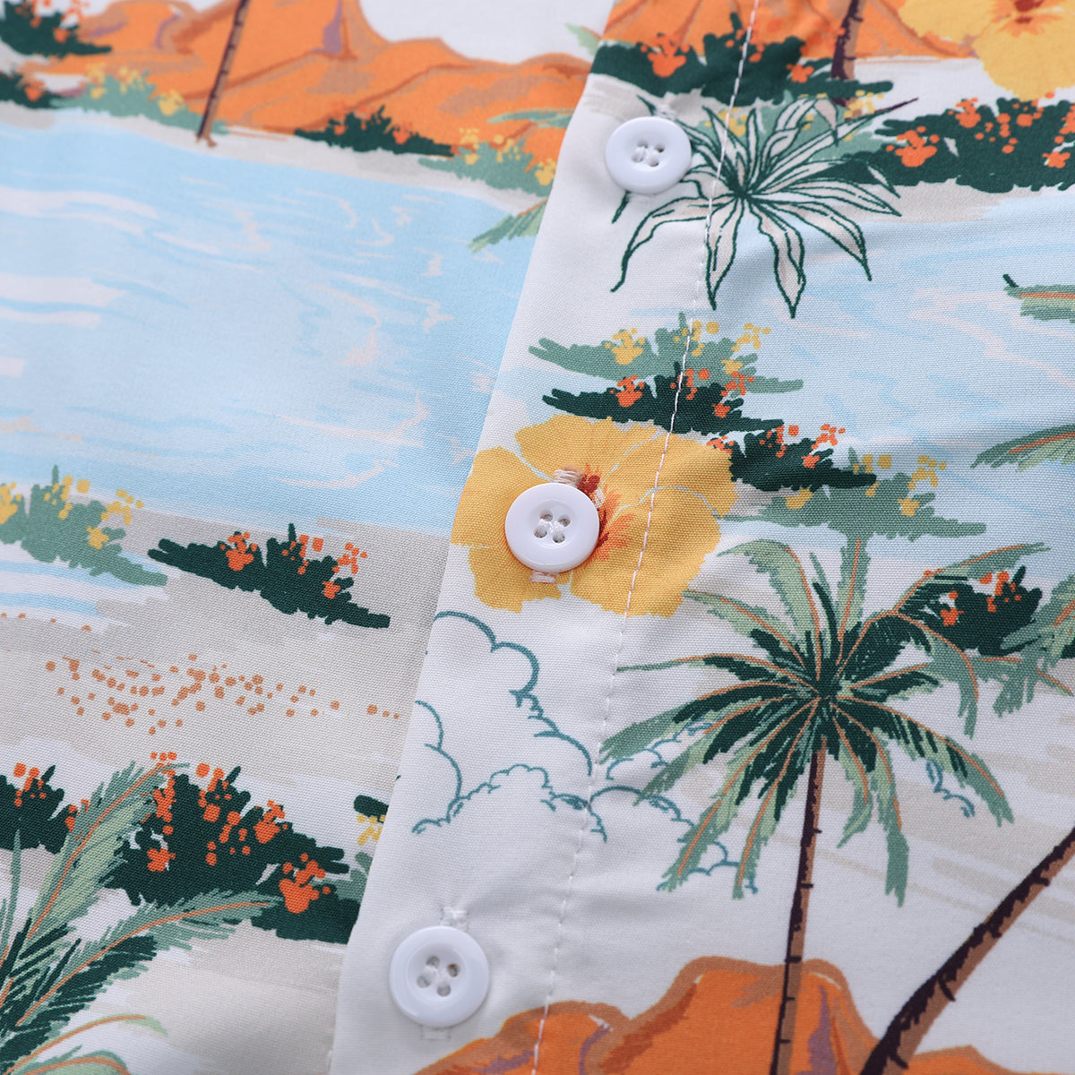 Printed Shirt and Shorts Set
