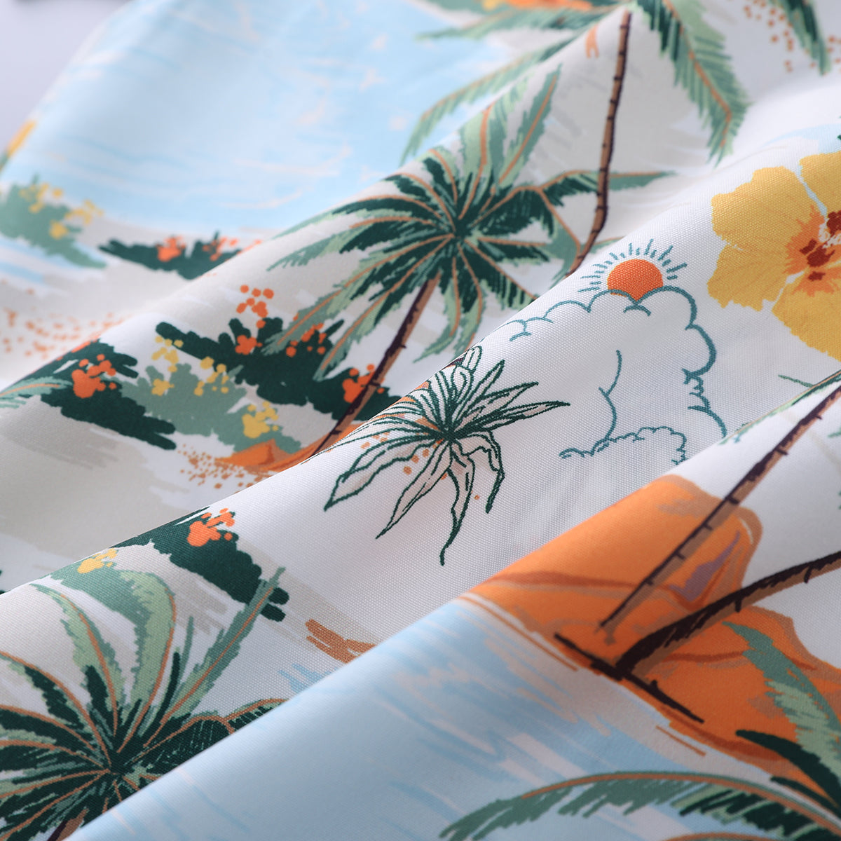Printed Shirt and Shorts Set
