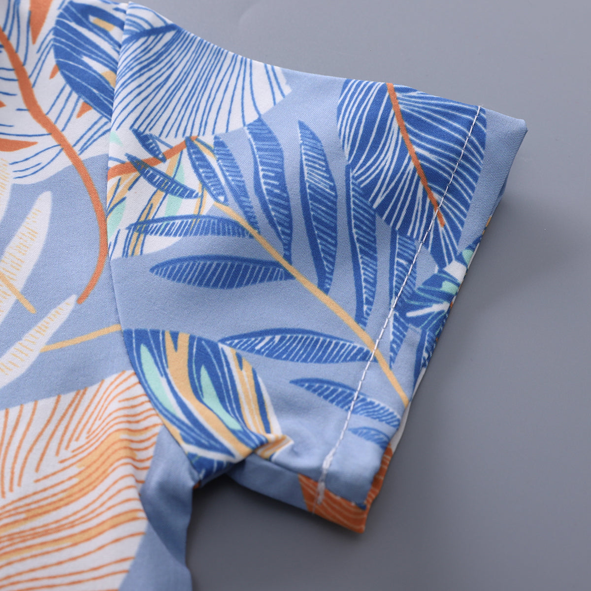 Printed Shirt and Shorts Set