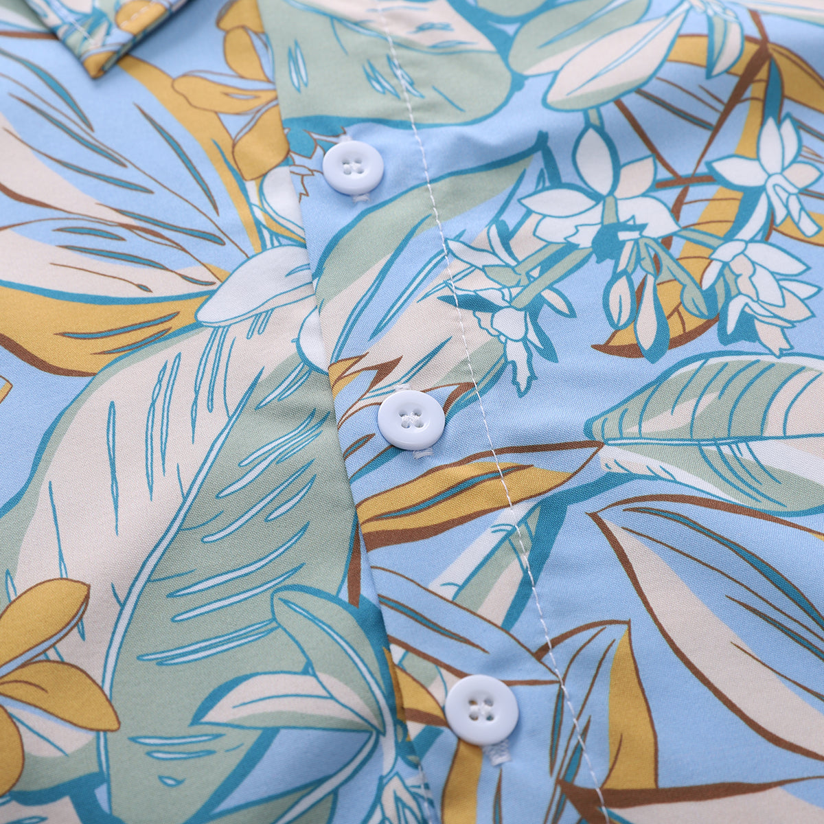 Printed Shirt and Shorts Set