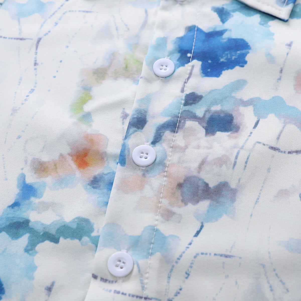 Printed Shirt and Shorts Set