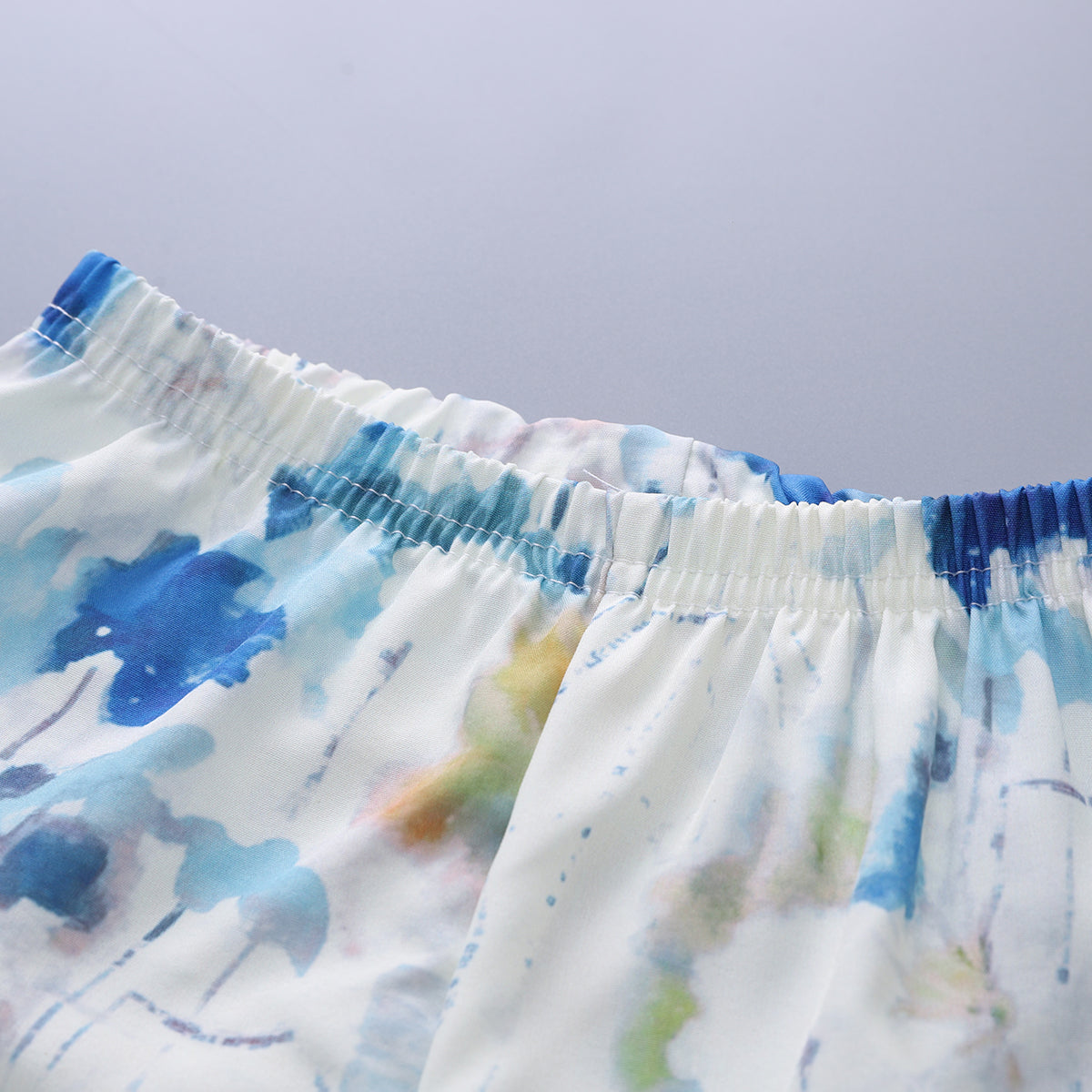 Printed Shirt and Shorts Set