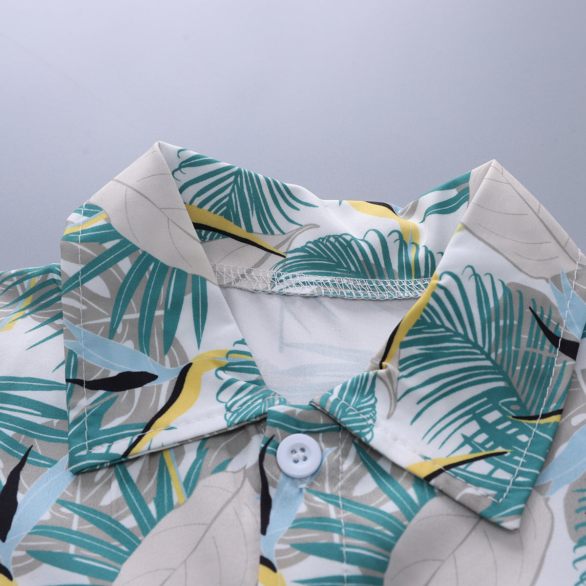 Printed Shirt and Shorts Set