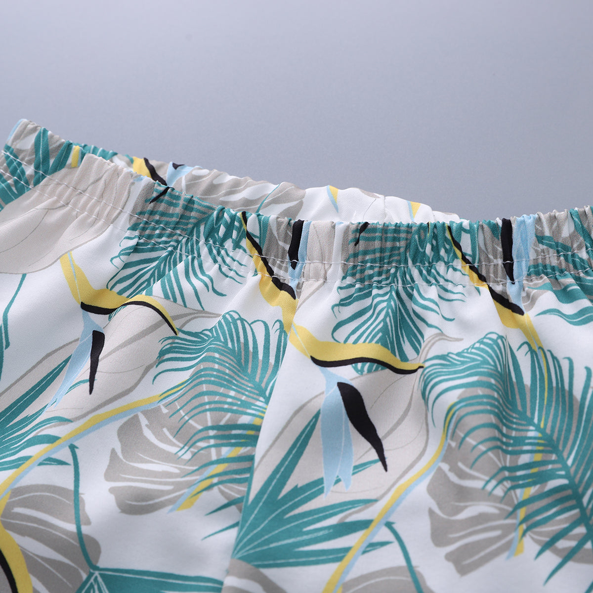 Printed Shirt and Shorts Set