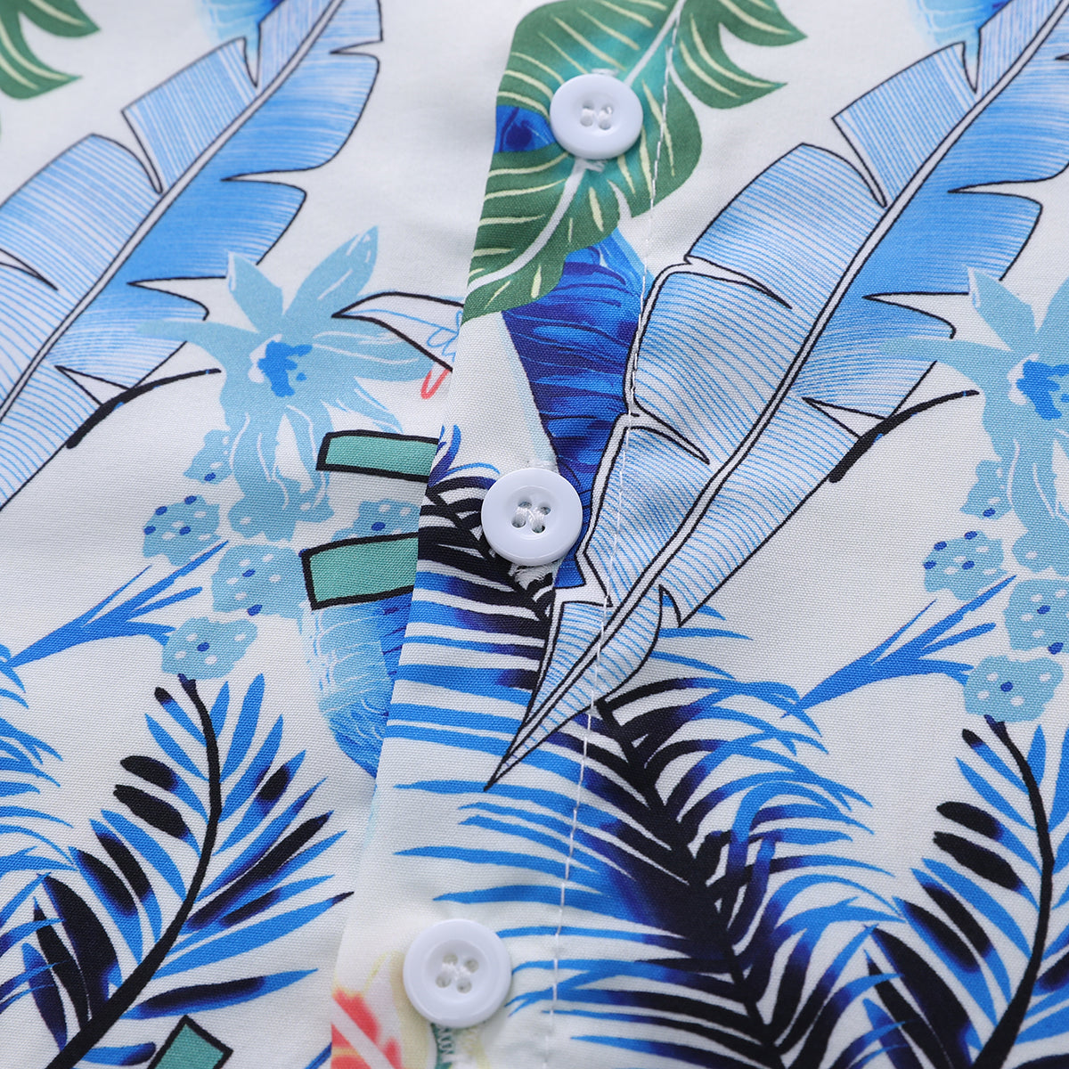 Printed Shirt and Shorts Set