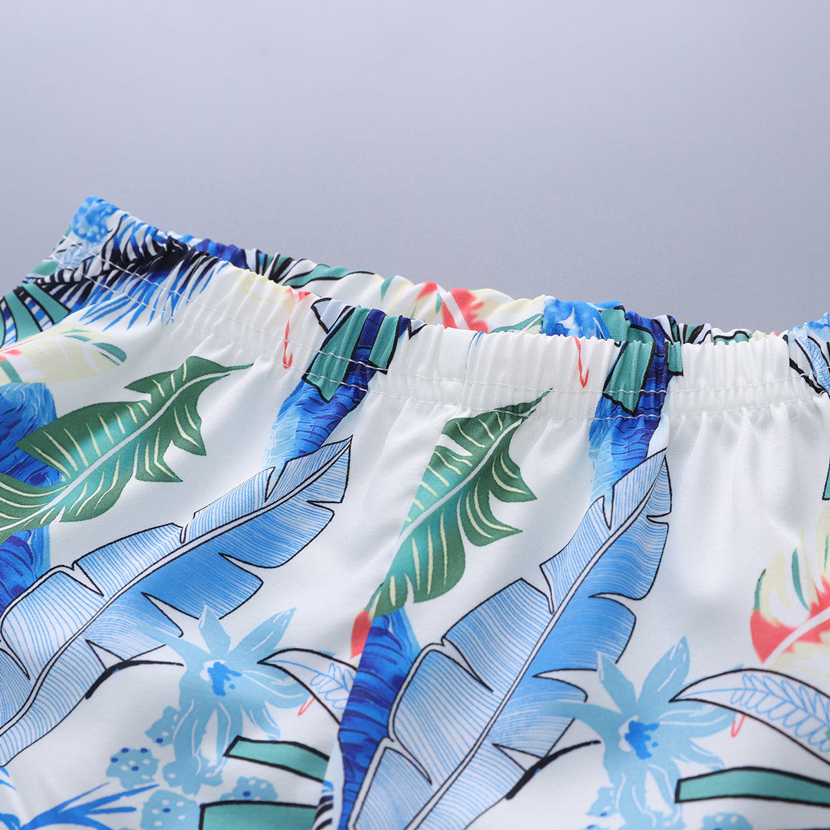 Printed Shirt and Shorts Set