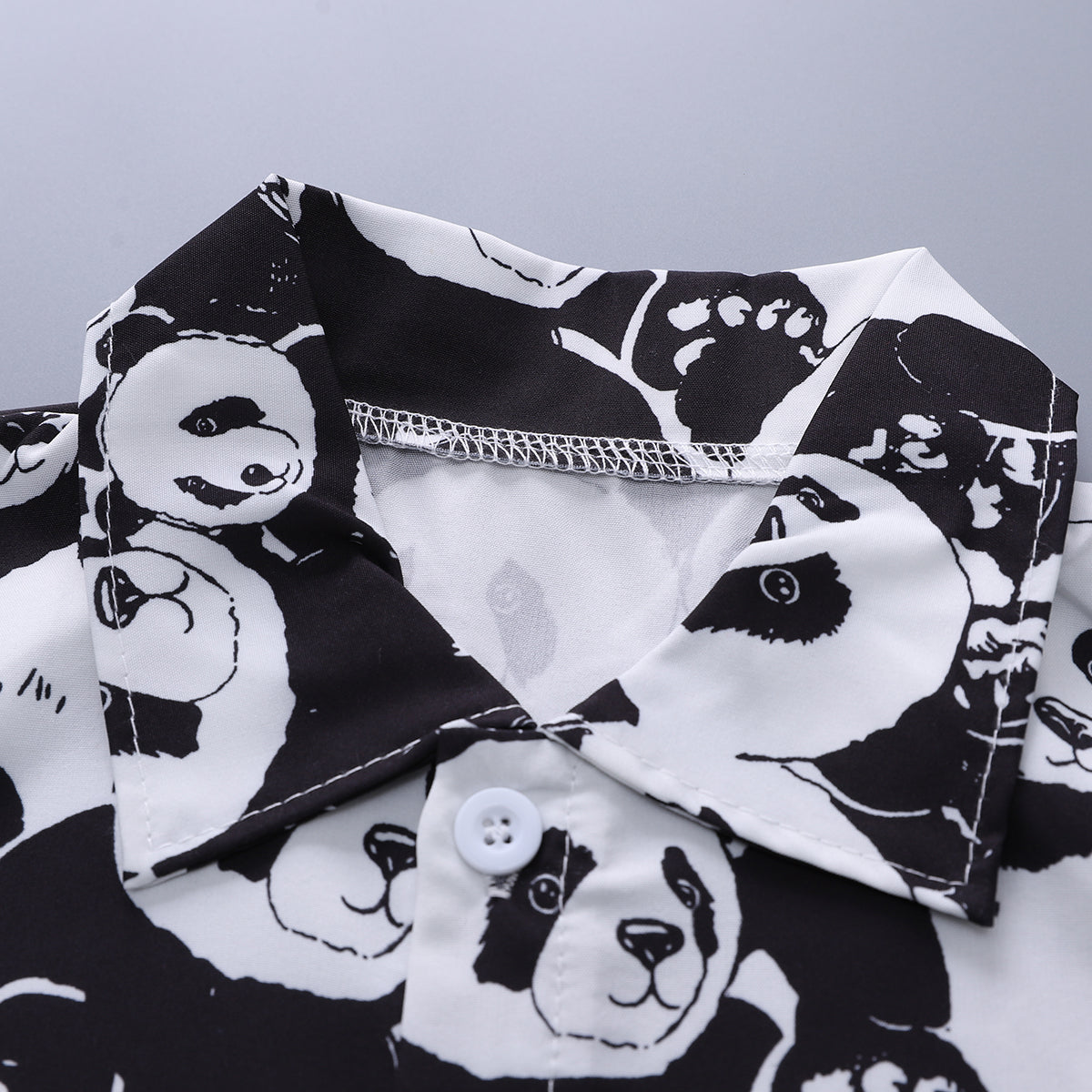 Printed Shirt and Shorts Set