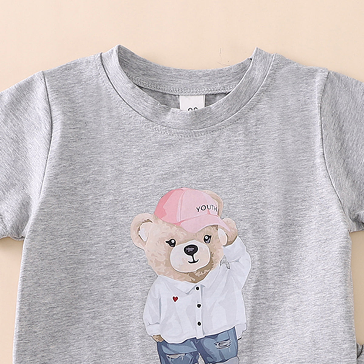 Printed T-shirt and Shorts Set