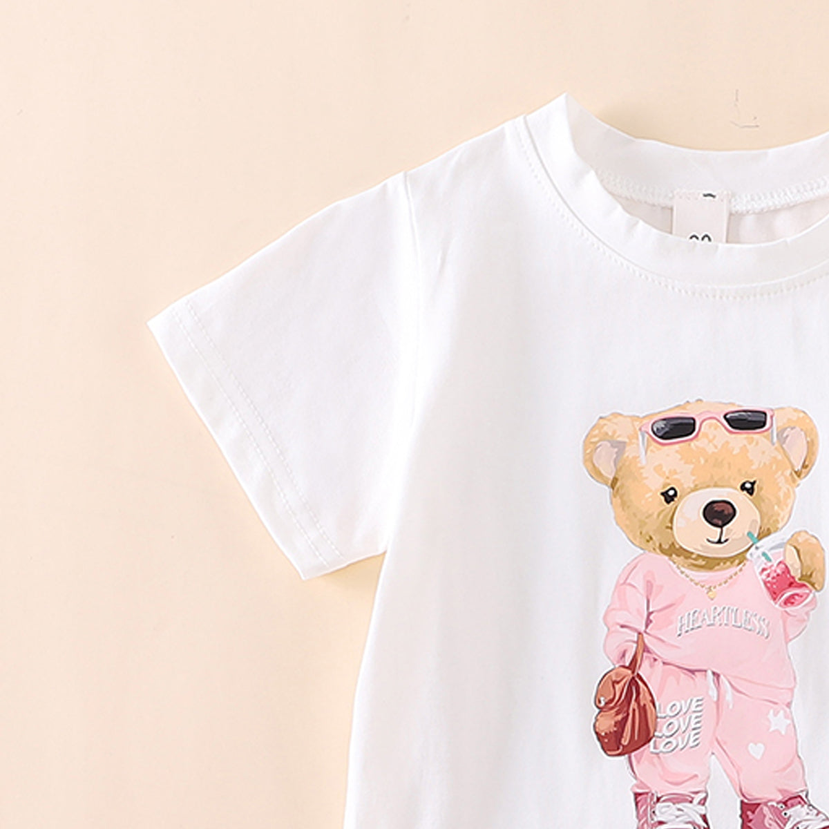 Printed T-shirt and Shorts Set