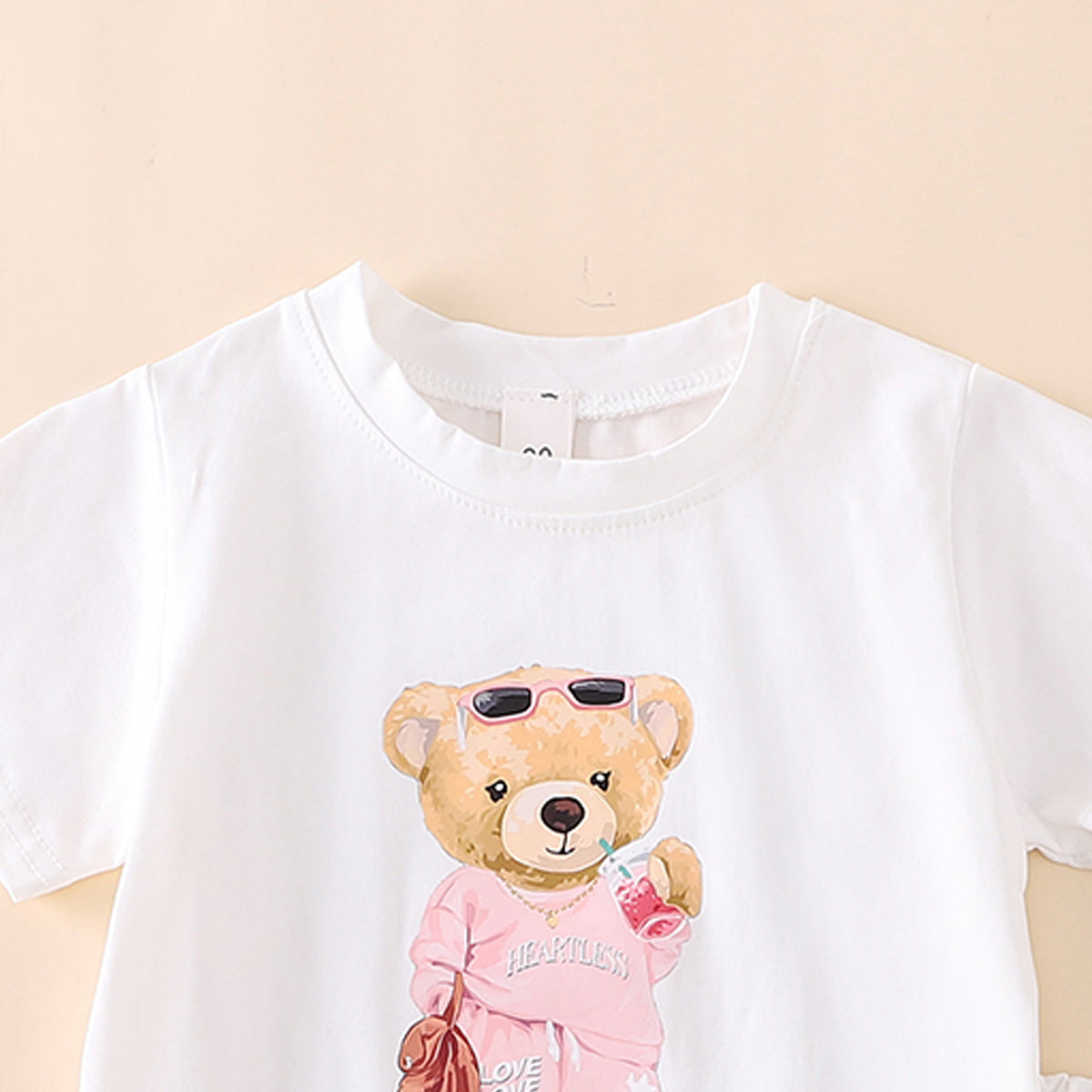 Printed T-shirt and Shorts Set