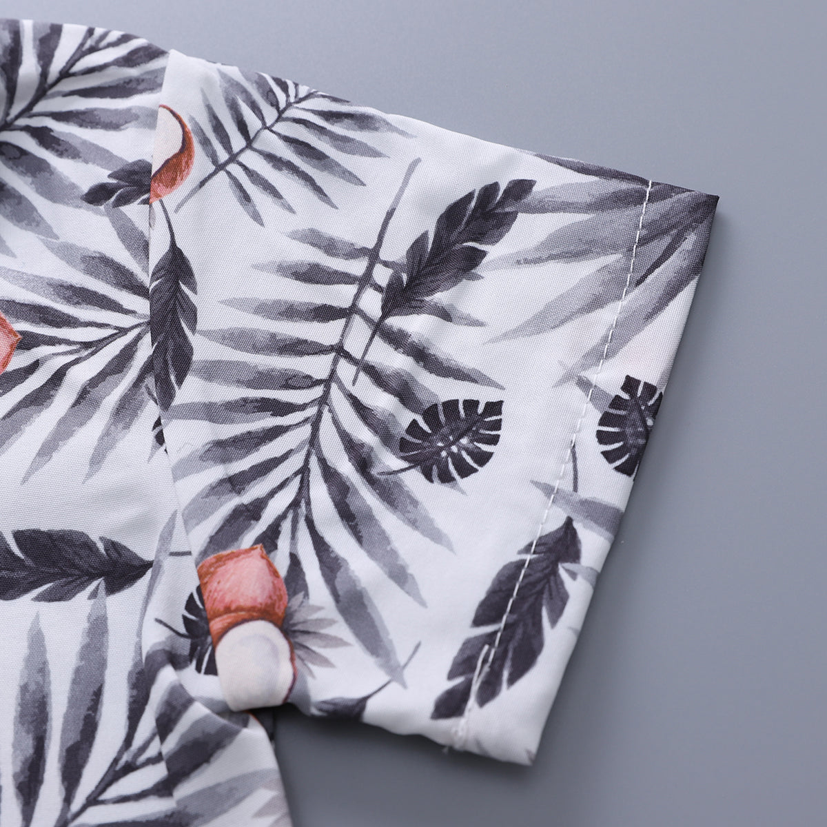 Printed Shirt and Shorts Set