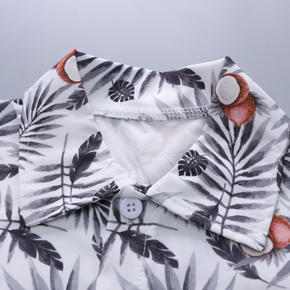 Printed Shirt and Shorts Set