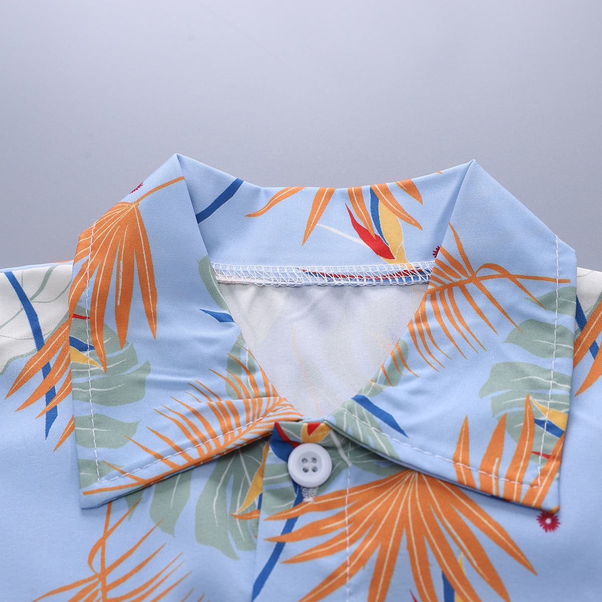 Printed Shirt and Shorts Set