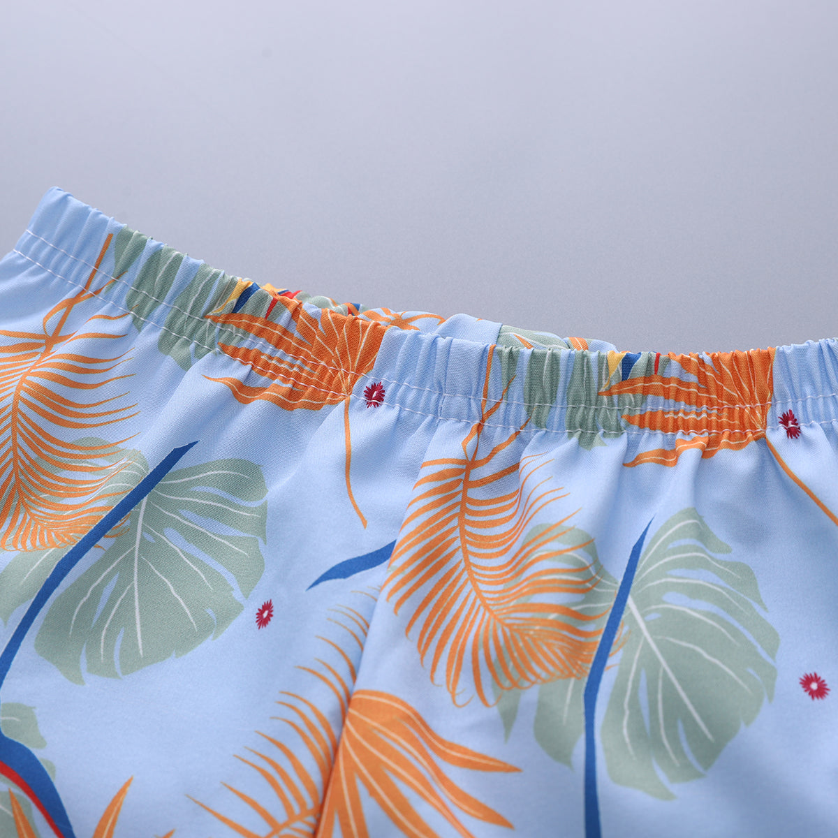 Printed Shirt and Shorts Set
