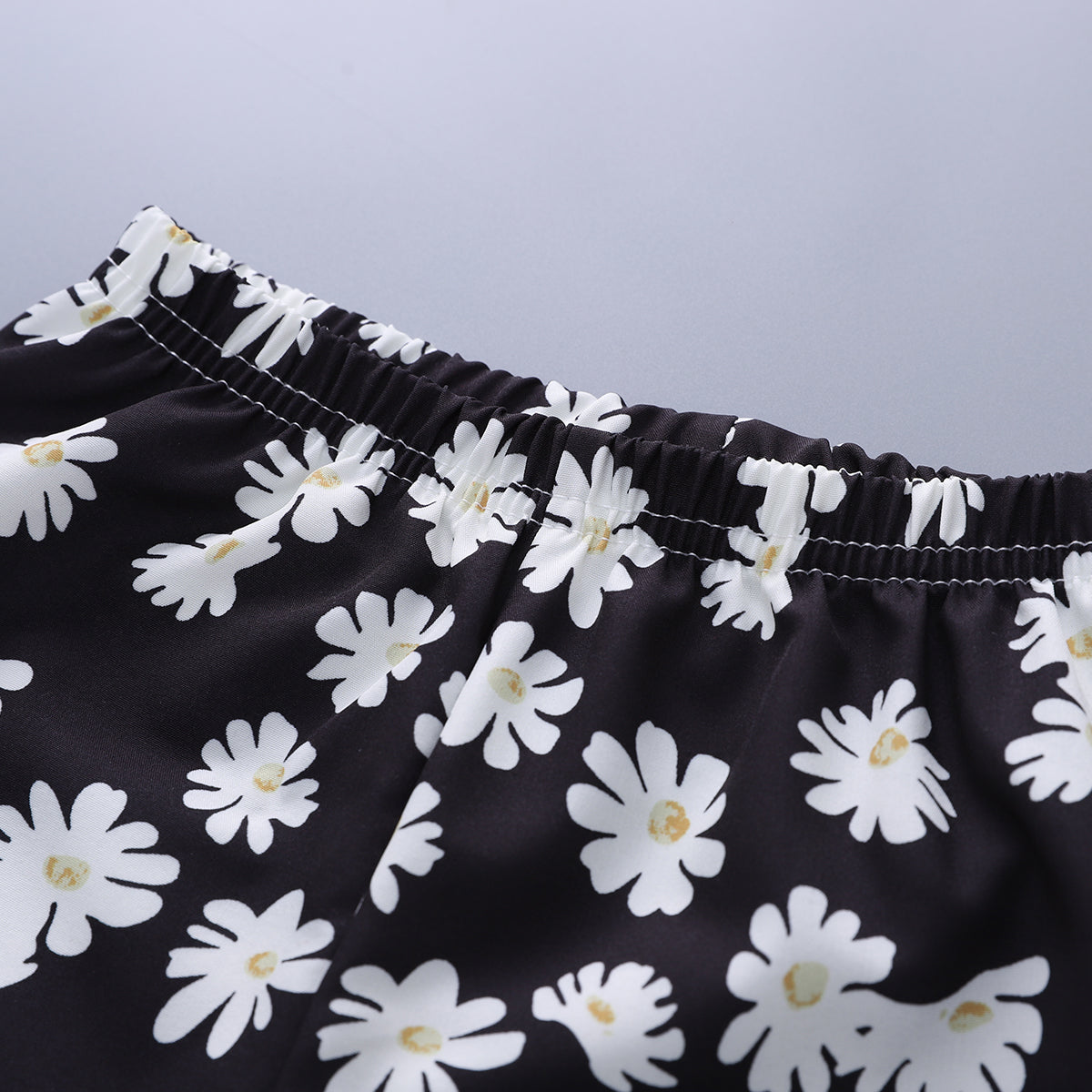 Printed Shirt and Shorts Set
