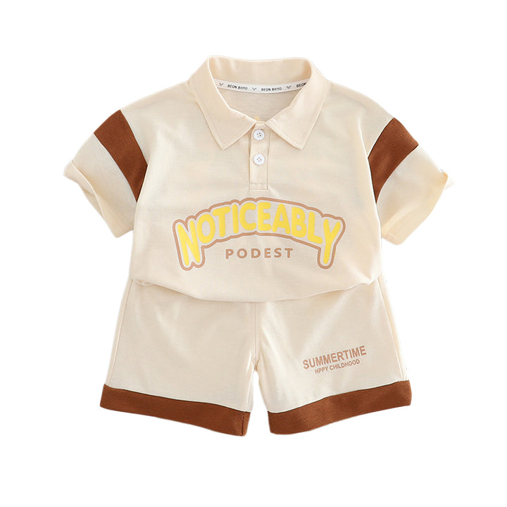 Printed T-shirt and Shorts Set