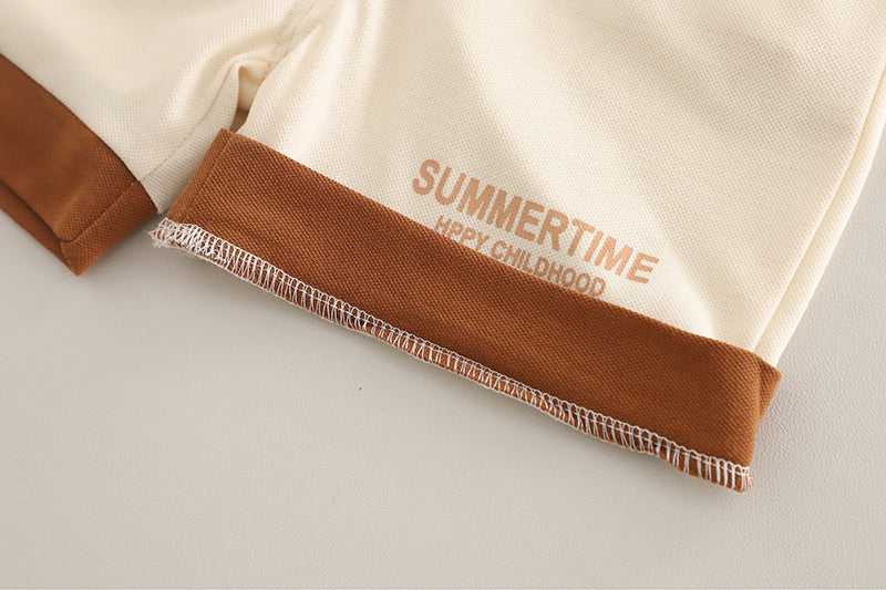 Printed T-shirt and Shorts Set