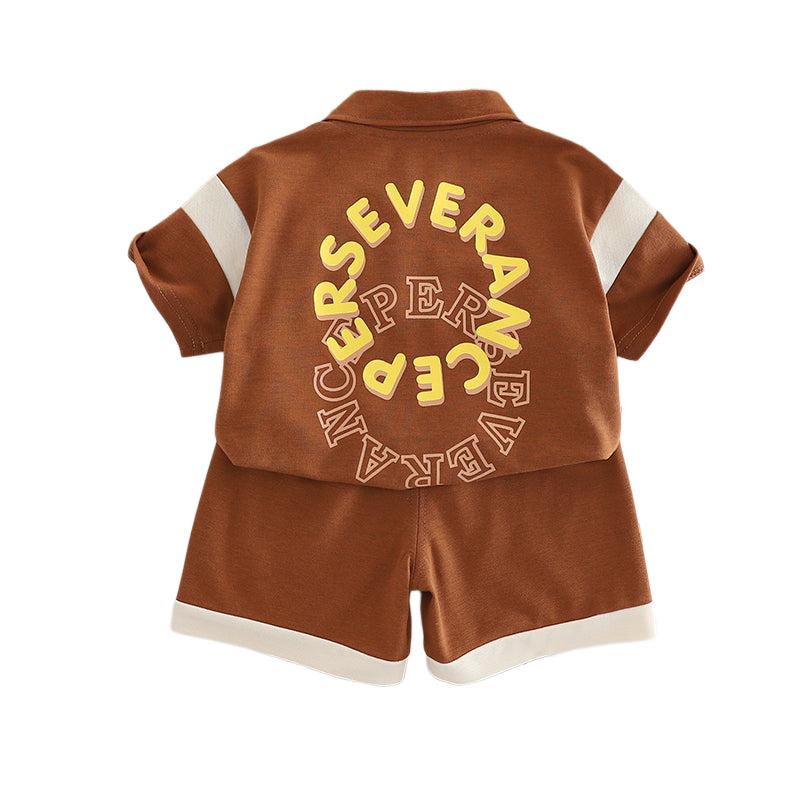 Printed T-shirt and Shorts Set