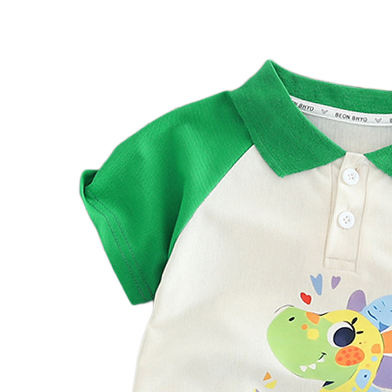 Printed T-shirt and Shorts Set