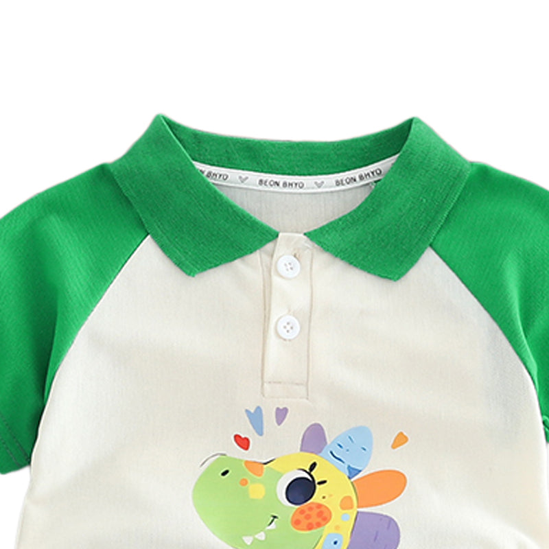 Printed T-shirt and Shorts Set
