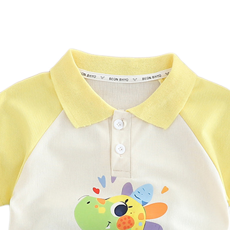 Printed T-shirt and Shorts Set
