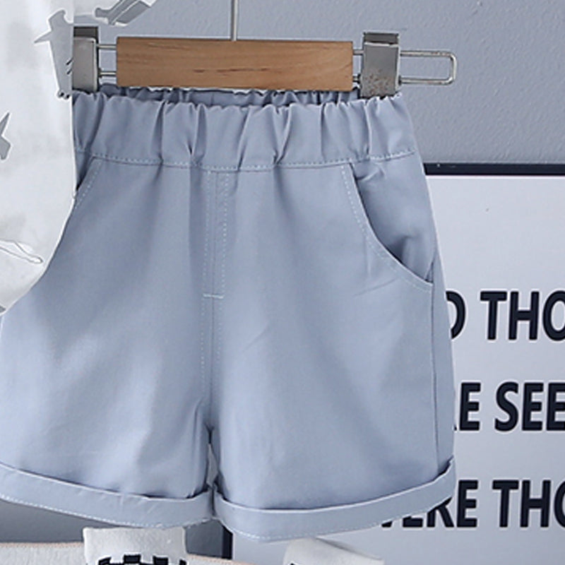 Printed T-shirt and Shorts Set