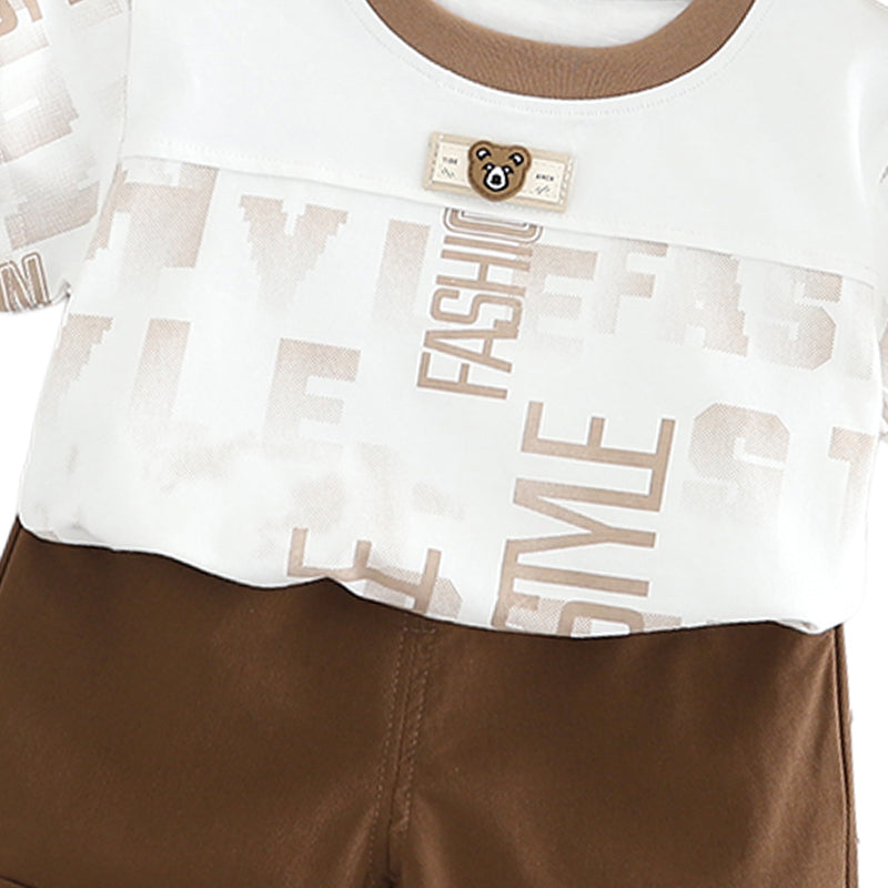 Printed T-shirt and Shorts Set