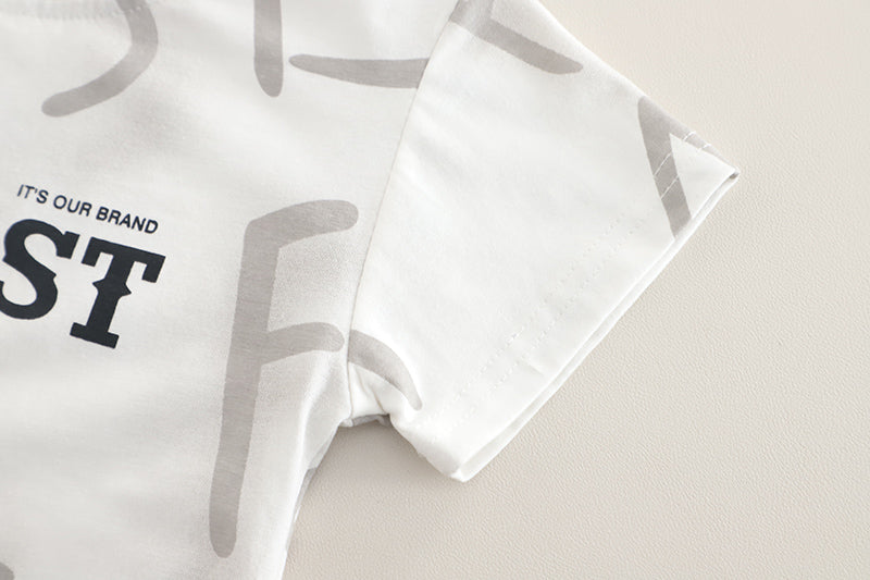 Printed T-shirt and Shorts Set
