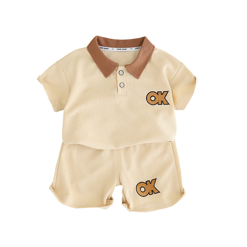 Infants Printed Pure Cotton T-shirt With Shorts
