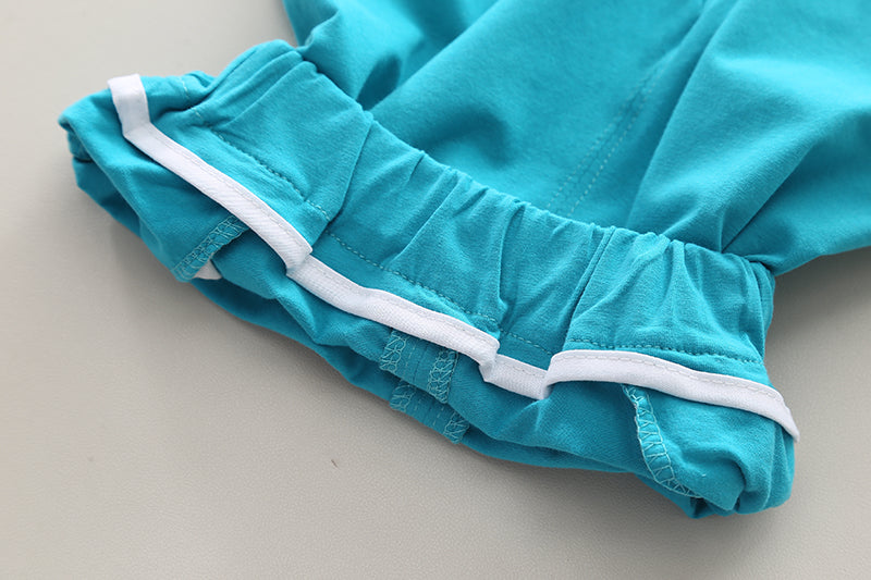 Infants Printed Pure Cotton T-shirt With Shorts