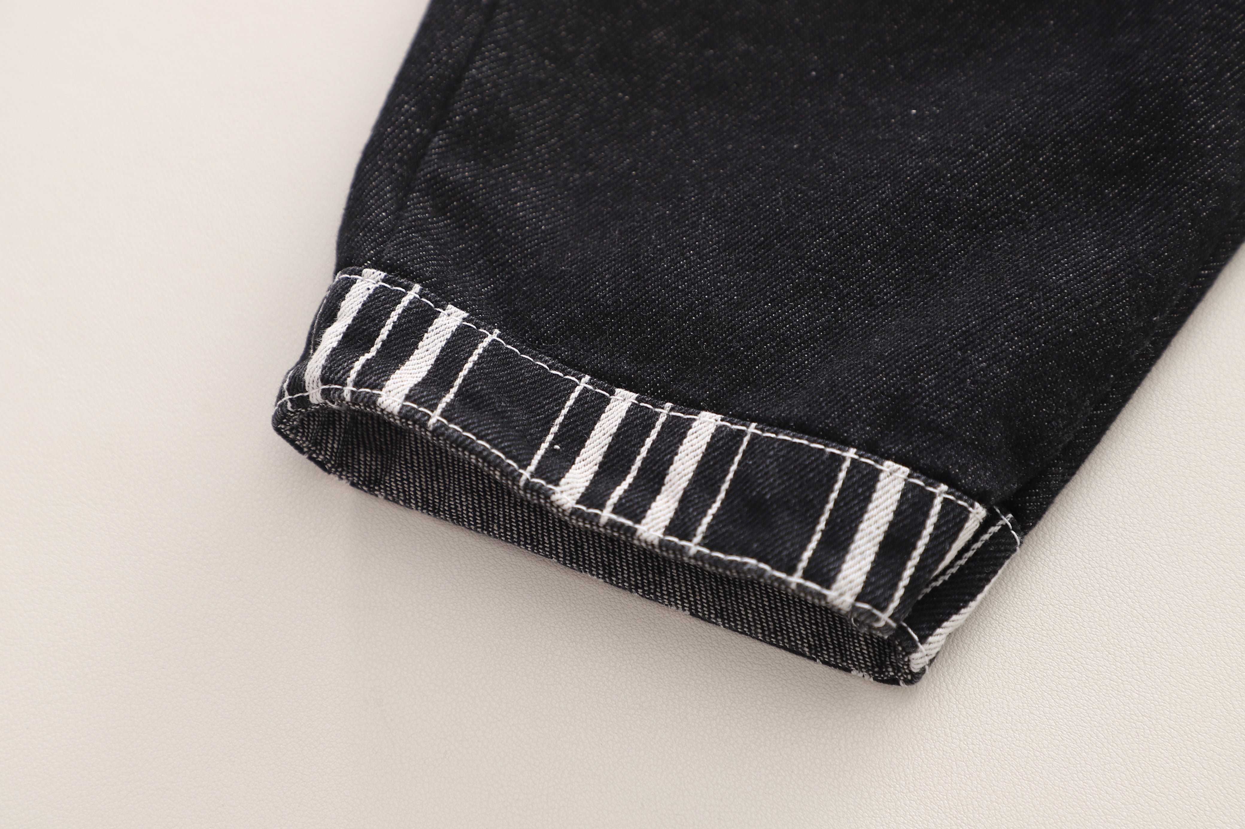 Boys Striped Shirt Collar Pure Cotton Shirt With Trousers