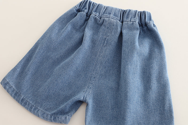 Boys Striped Pure Cotton T-shirt With Shorts