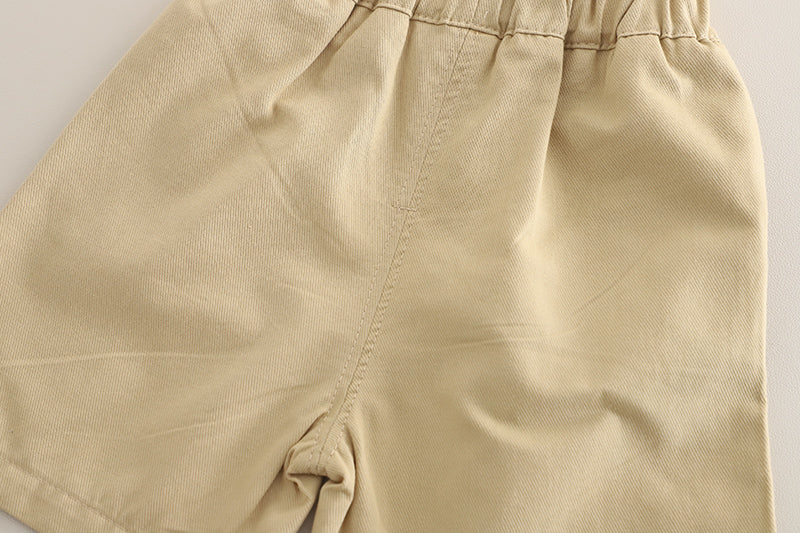 Boys Checked Pure Cotton Shirt With Shorts
