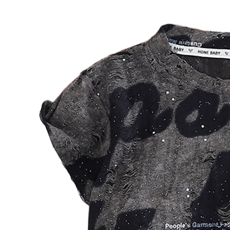 Boys Printed Pure Cotton T-shirt With Shorts