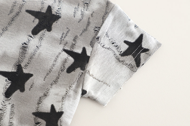 Printed T-shirt and Shorts Set